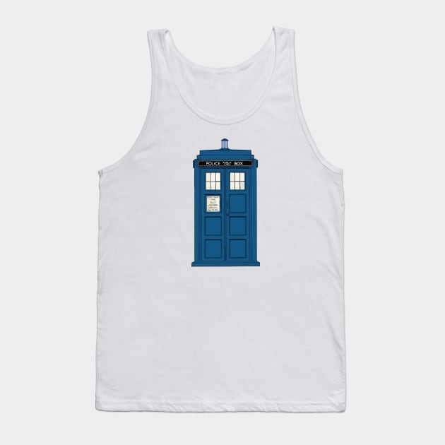 Tardis Tank Top by ericb